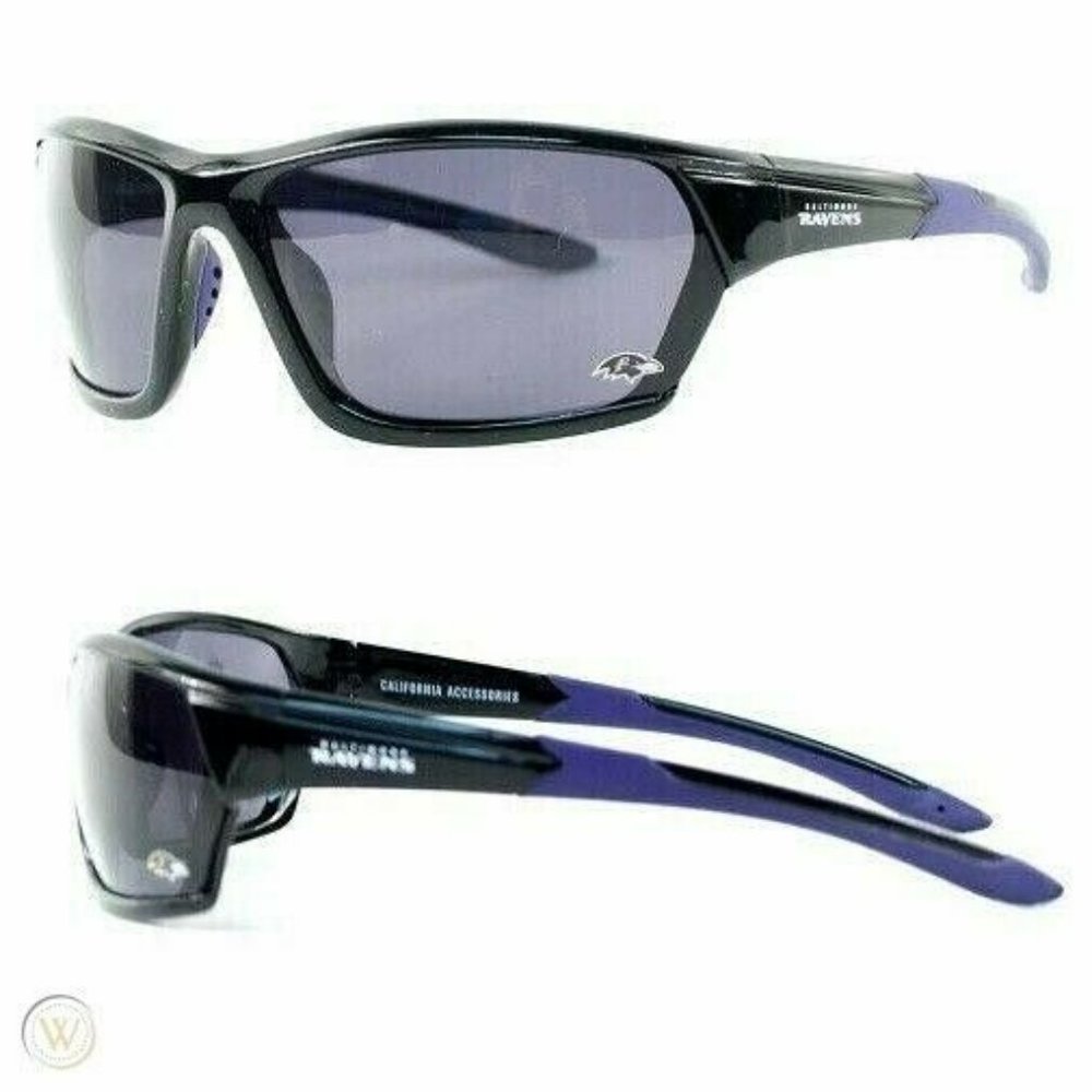 BALTIMORE RAVENS SPORTS FULL RIM SUNGLASSES POLARIZED FOR UNISEX NWT